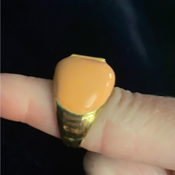 6 3/4 ring by coach . Peach color, perfect for this time of year. - Picture 2 of 5